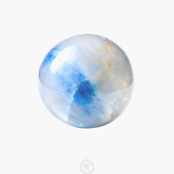 Crystal Healing Sphere: Polished Blue Moonstone