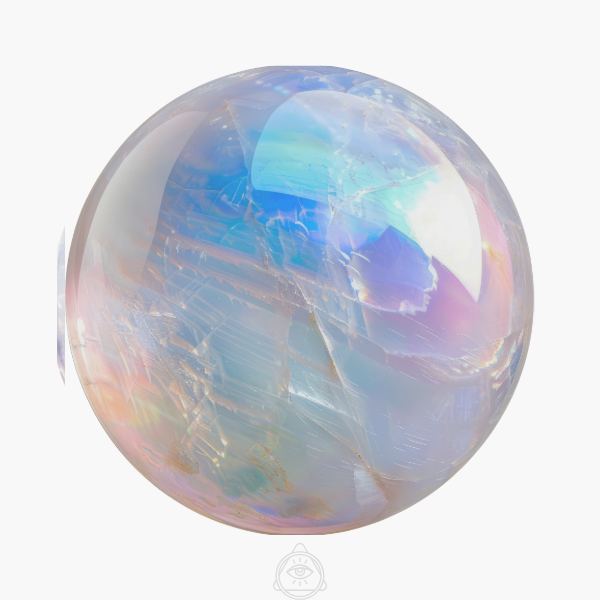 Crystal Healing Sphere: Polished Blue Moonstone