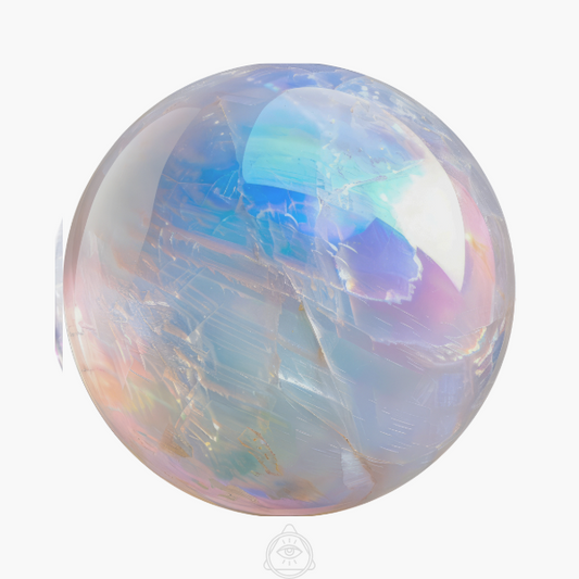 Crystal Healing Sphere: Polished Blue Moonstone